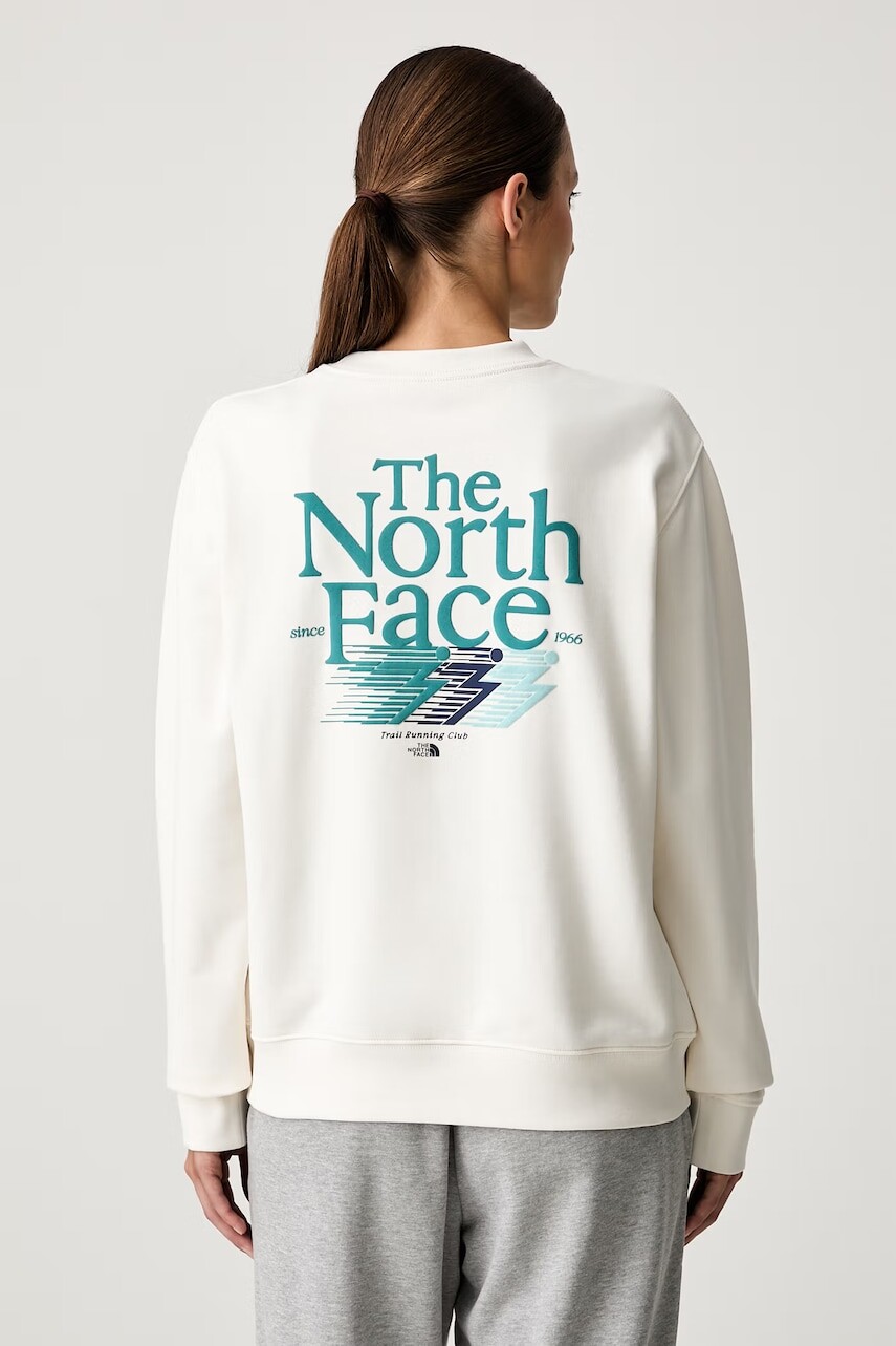 The North Face mikina dámska s bavlnou Retro