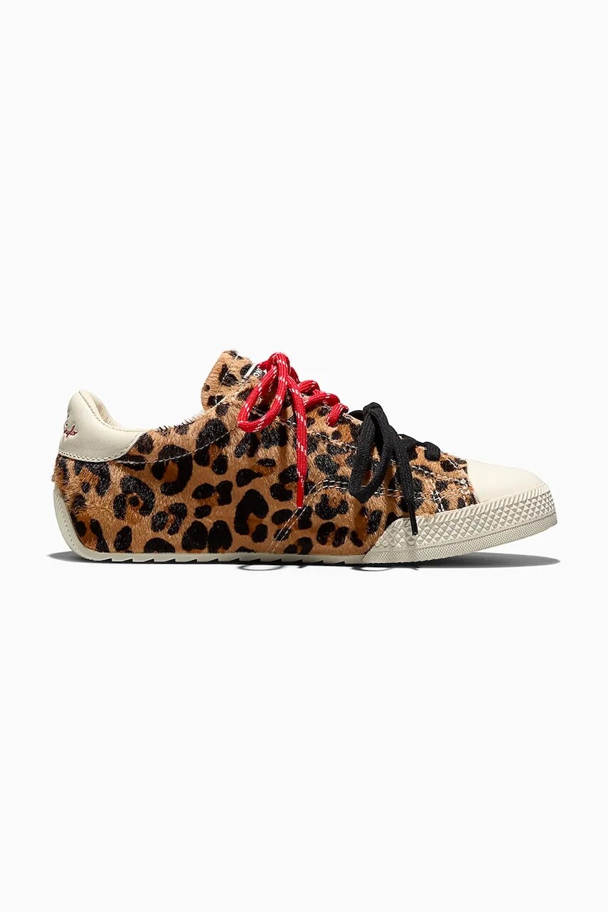 Converse Chuck Taylor LO OX Leopard sneakers dámske kožené