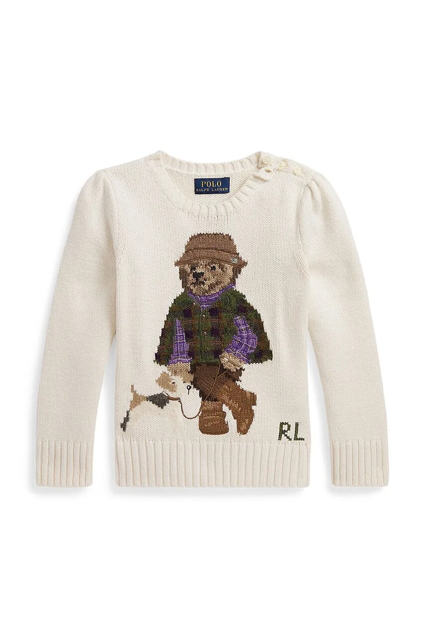 Polo Ralph Lauren sveter detský s bavlnou