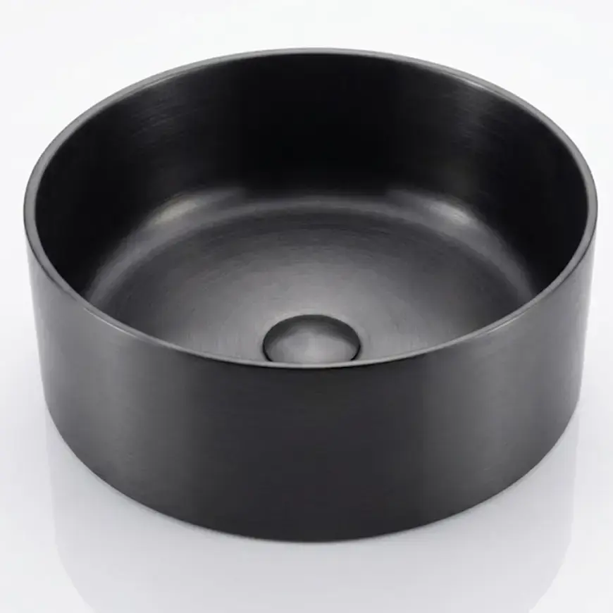 Umývadlo na dosku Iron Round black