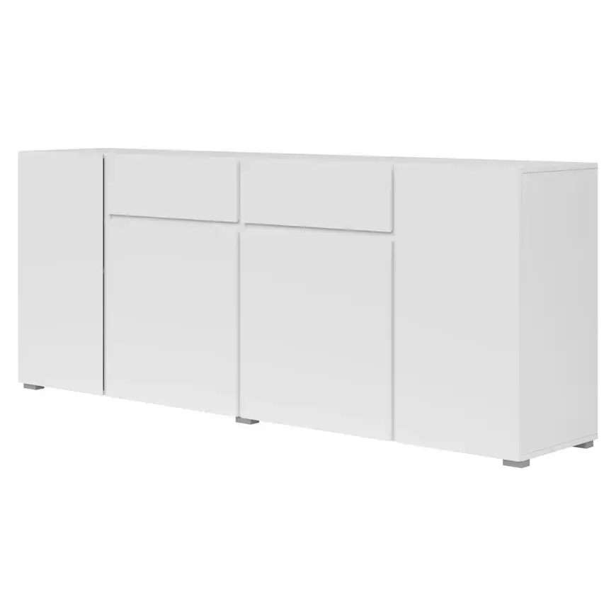 Komoda 4d2s Asymetric 47 Biely
