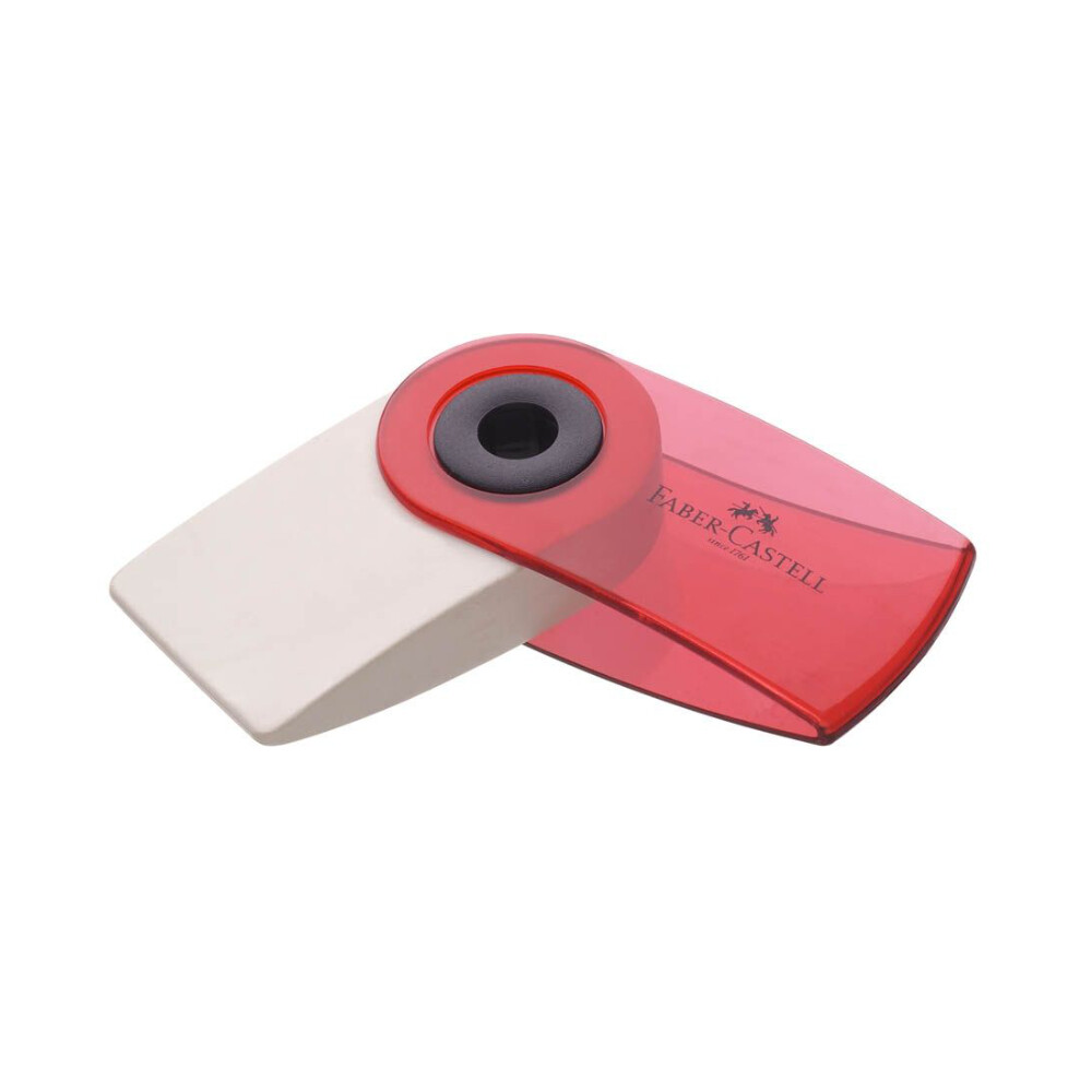 Guma Topgal Faber-Castell Sleeve Mini Red