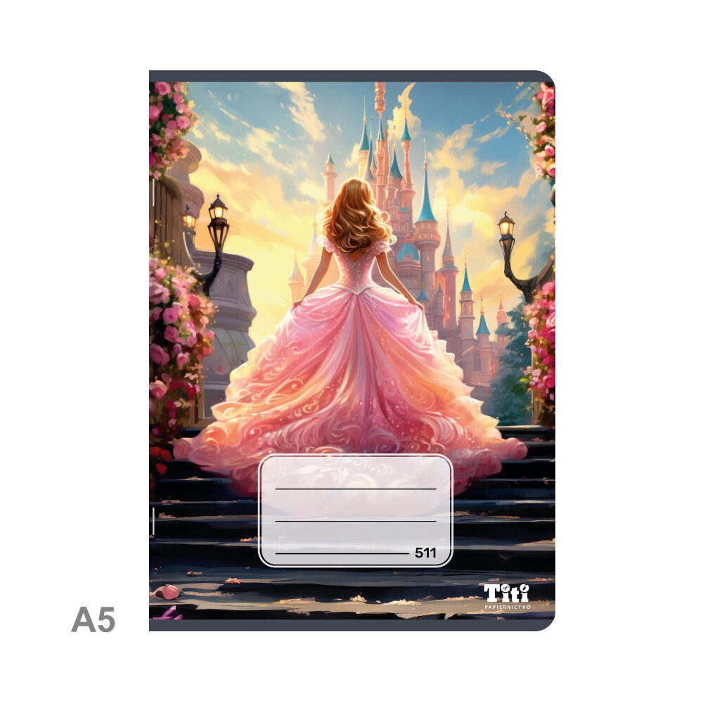 Školský zošit A5 Topgal A5 Notebook Princess