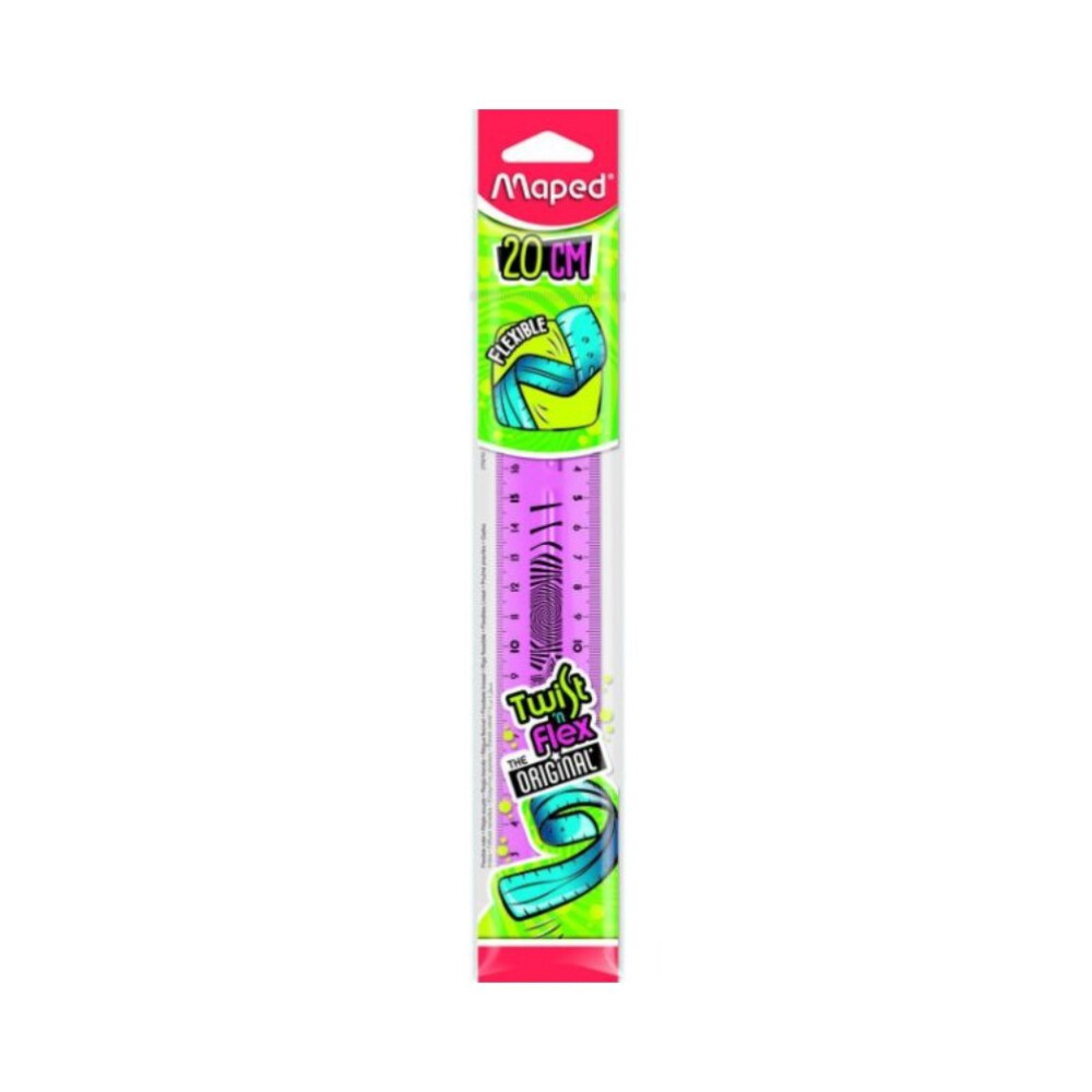 Flexibilné pravítko Topgal Maped Twist n Flex Pink