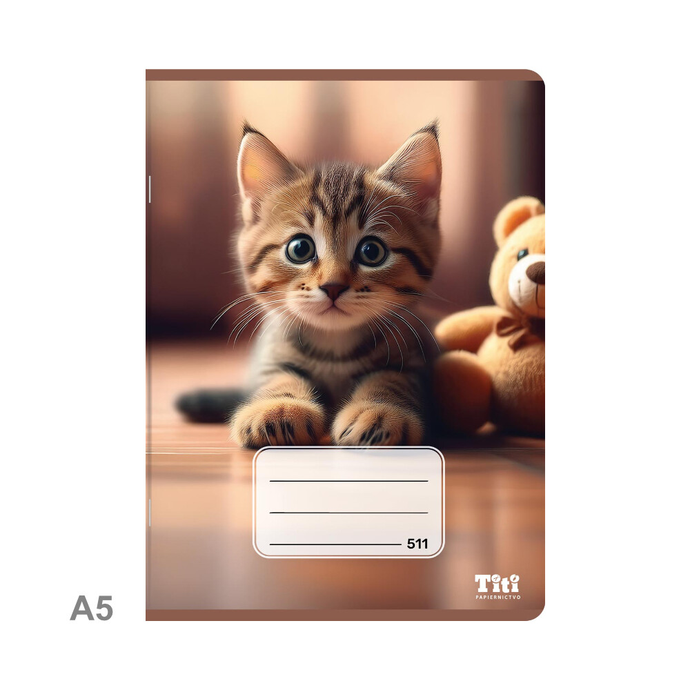 Školský zošit A5 Topgal A5 Notebook Cat