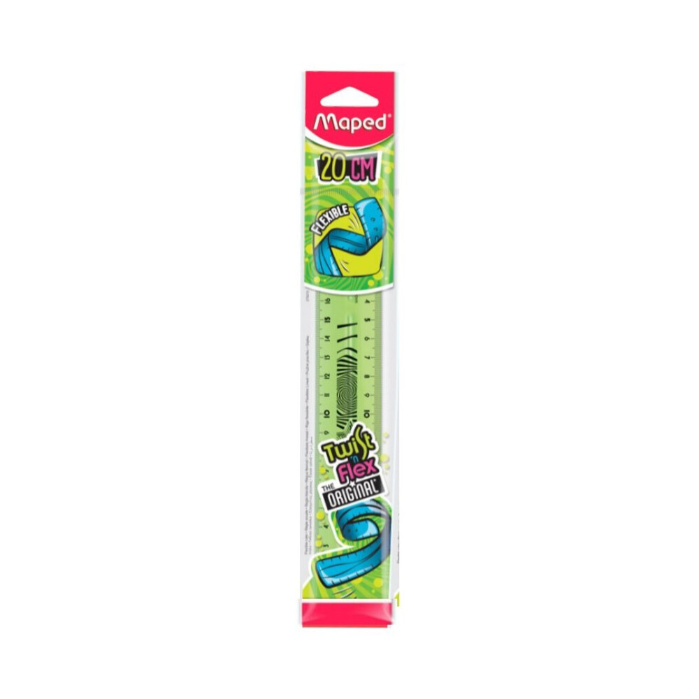 Flexibilné pravítko Topgal Maped Twist n Flex Green