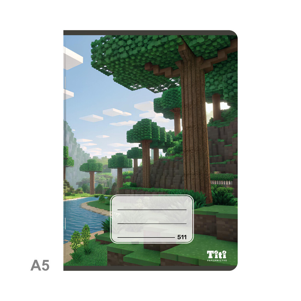 Školský zošit A5 Topgal A5 Notebook Pixelworld