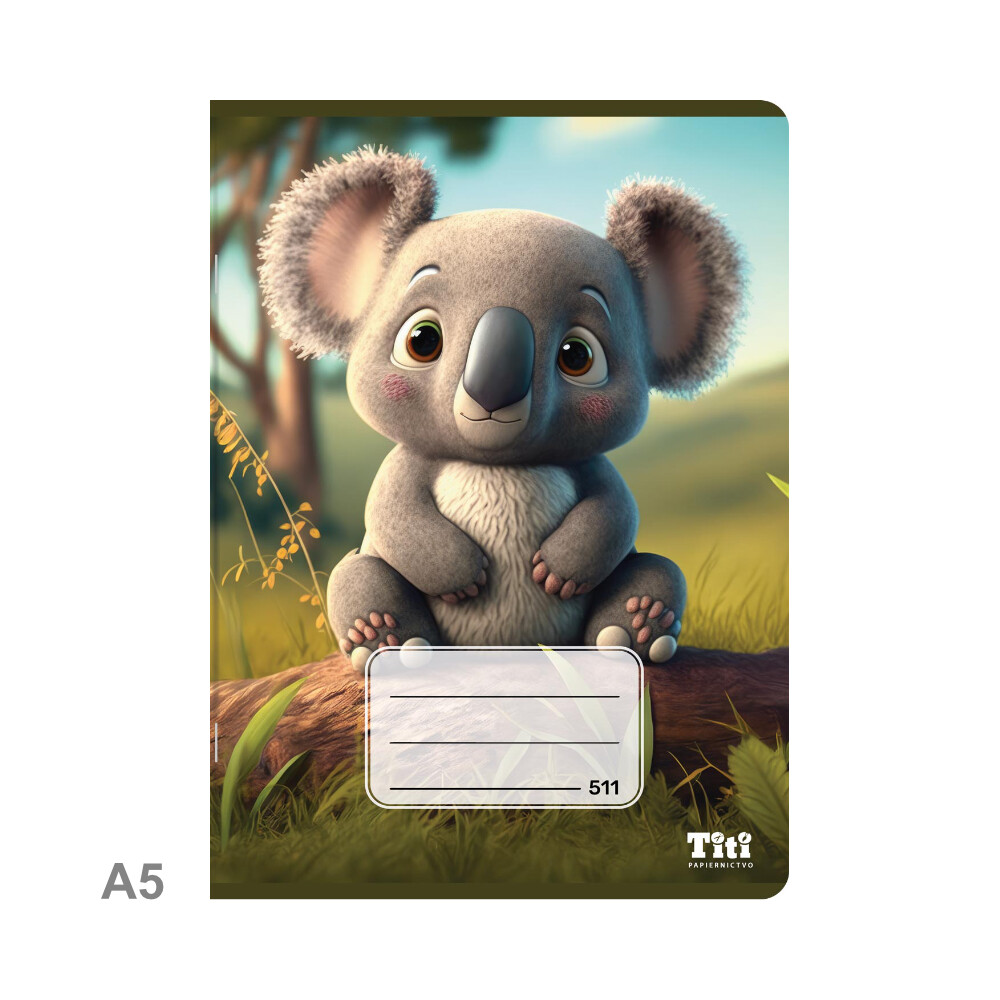 Školský zošit A5 Topgal A5 Notebook Koala