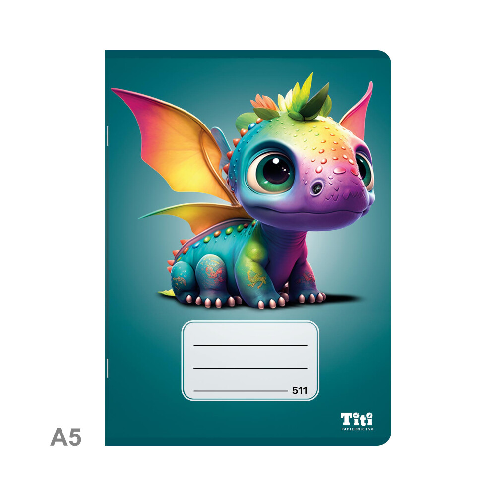 Školský zošit A5 Topgal A5 Notebook Dragon