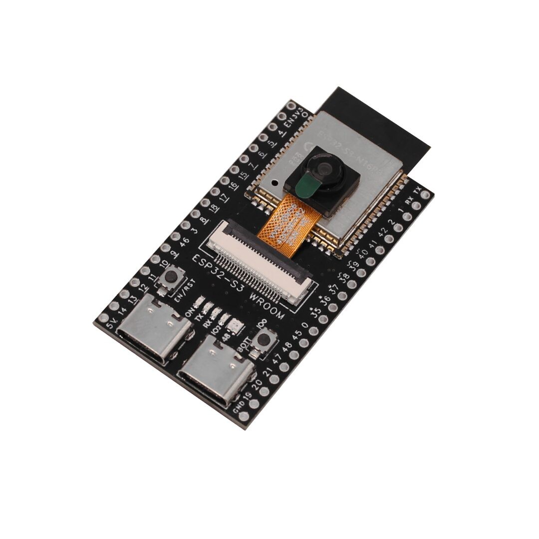 Vývojová doska ESP32-S3 s kamerou OV5640 - WiFi + Bluetooth - (nespájaný, s pinovou lištou v balení)