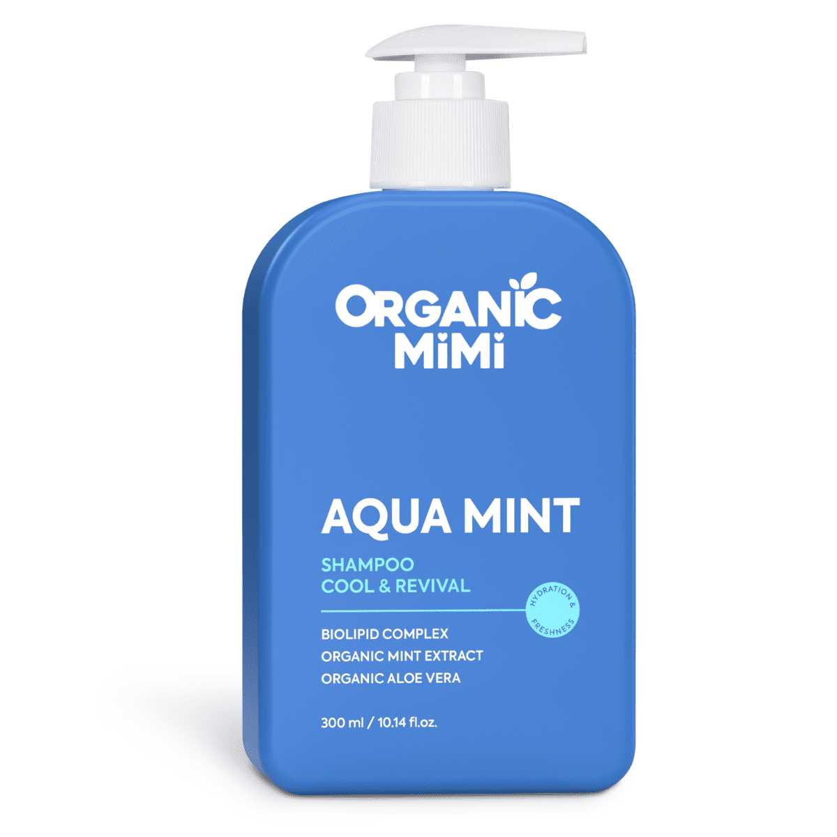 ORGANIC MIMI Aqua Mint osviežujúci šampón na vlasy 300 ml