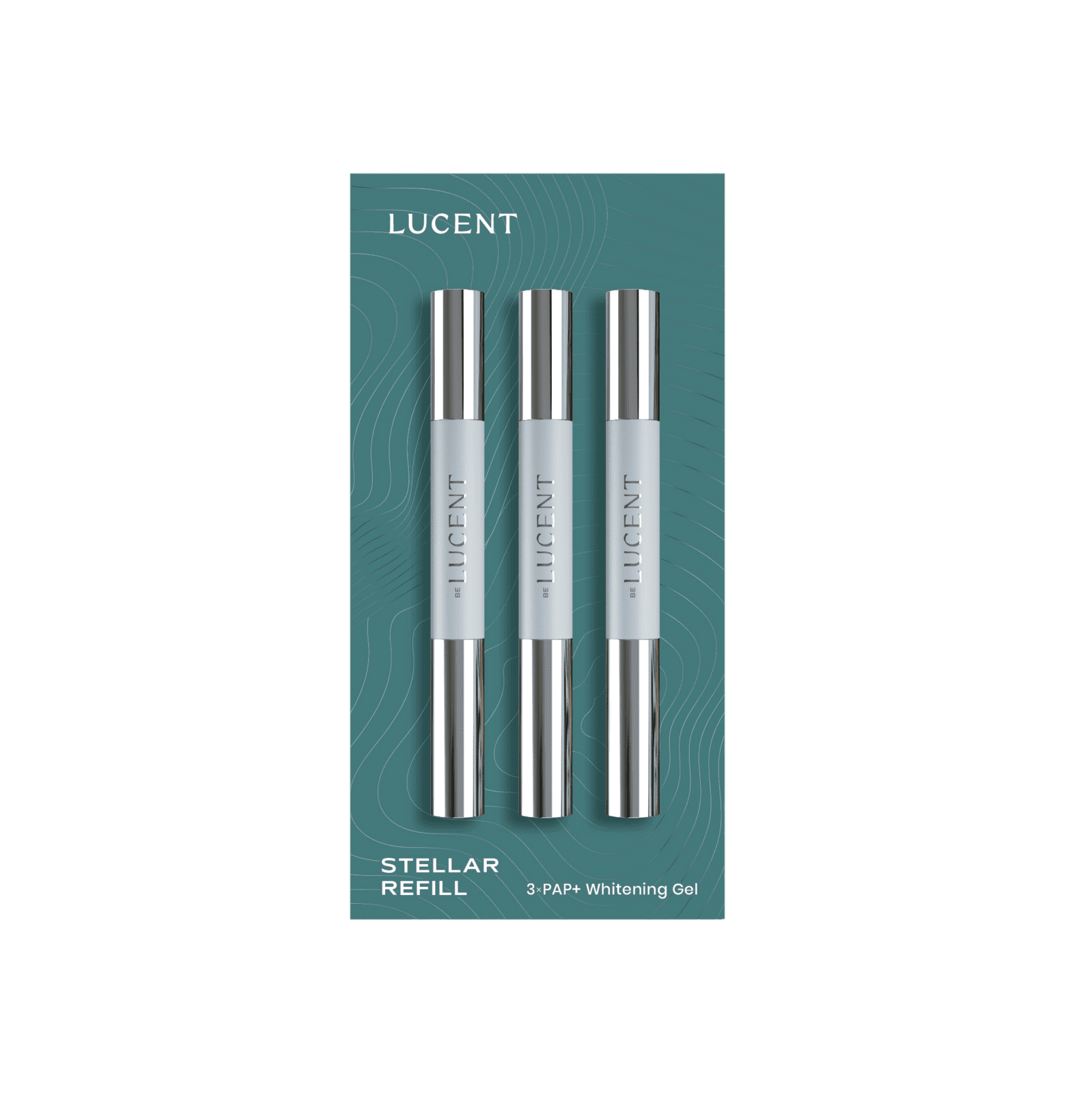 BE LUCENT Stellar Gentle Teeth Whitening Refill, silver 3 ks