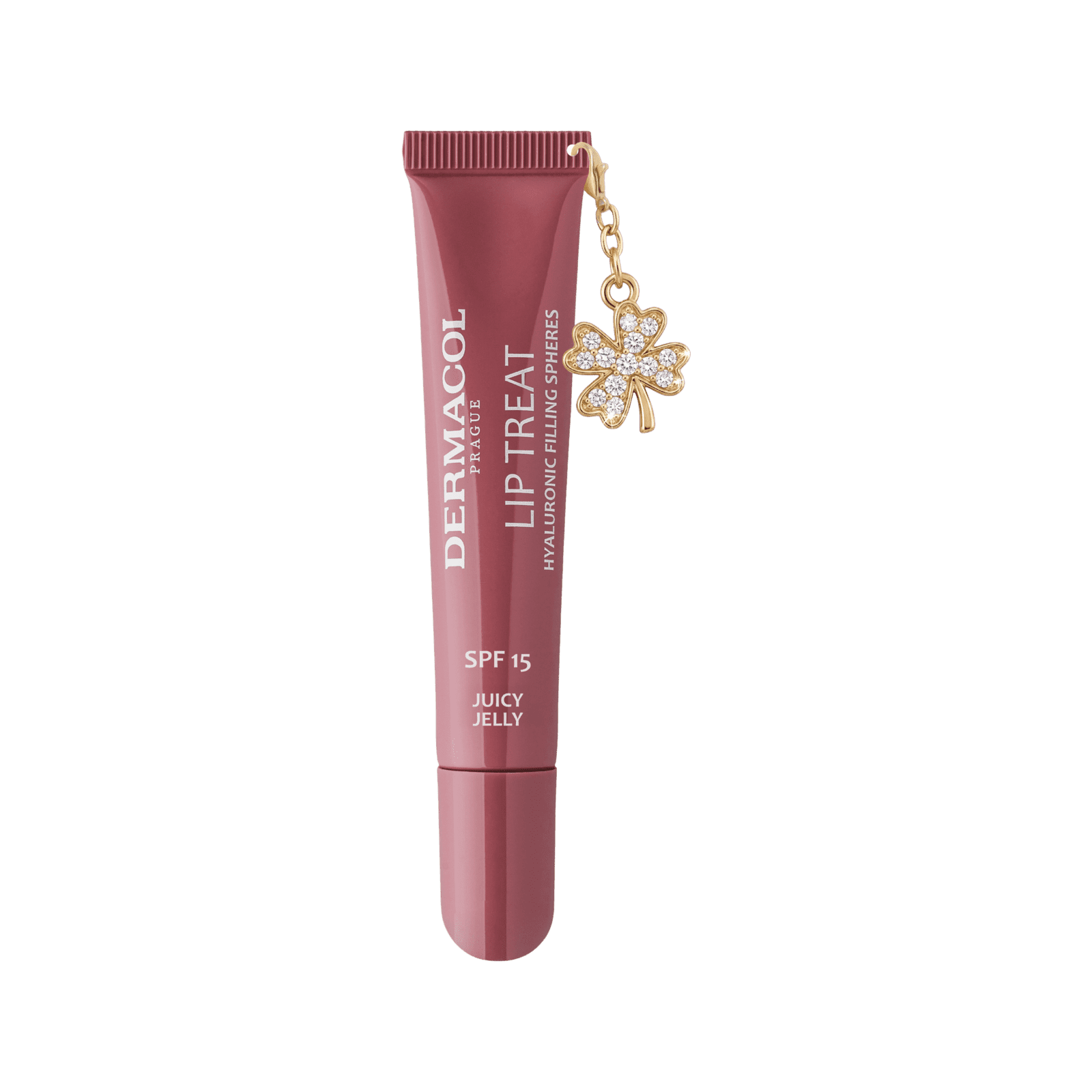 DERMACOL Lip Treat hydratačný lesk na pery č. 15 Juicy Jelly SPF 15 s príveskom 10 ml
