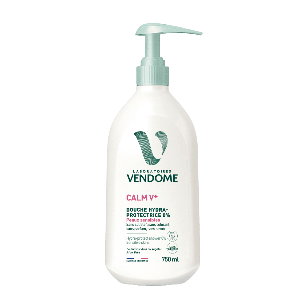 VENDOME CALM V+ Ochranný sprchový gél pre citlivú pokožku 0%, 750 ml