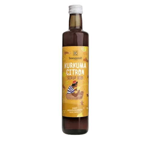SONNENTOR Sirup kurkuma a citrón BIO 500 ml
