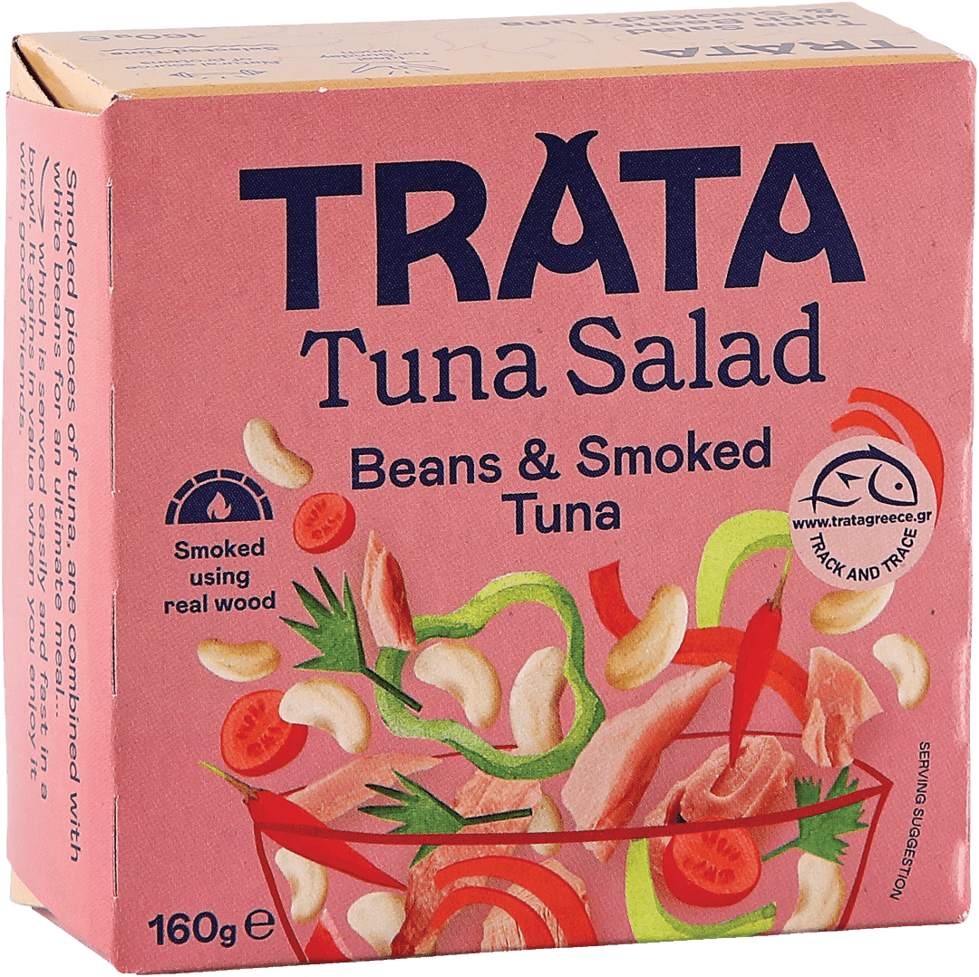 TRATA Šalát s údeným tuniakom a fazuľami 160 g