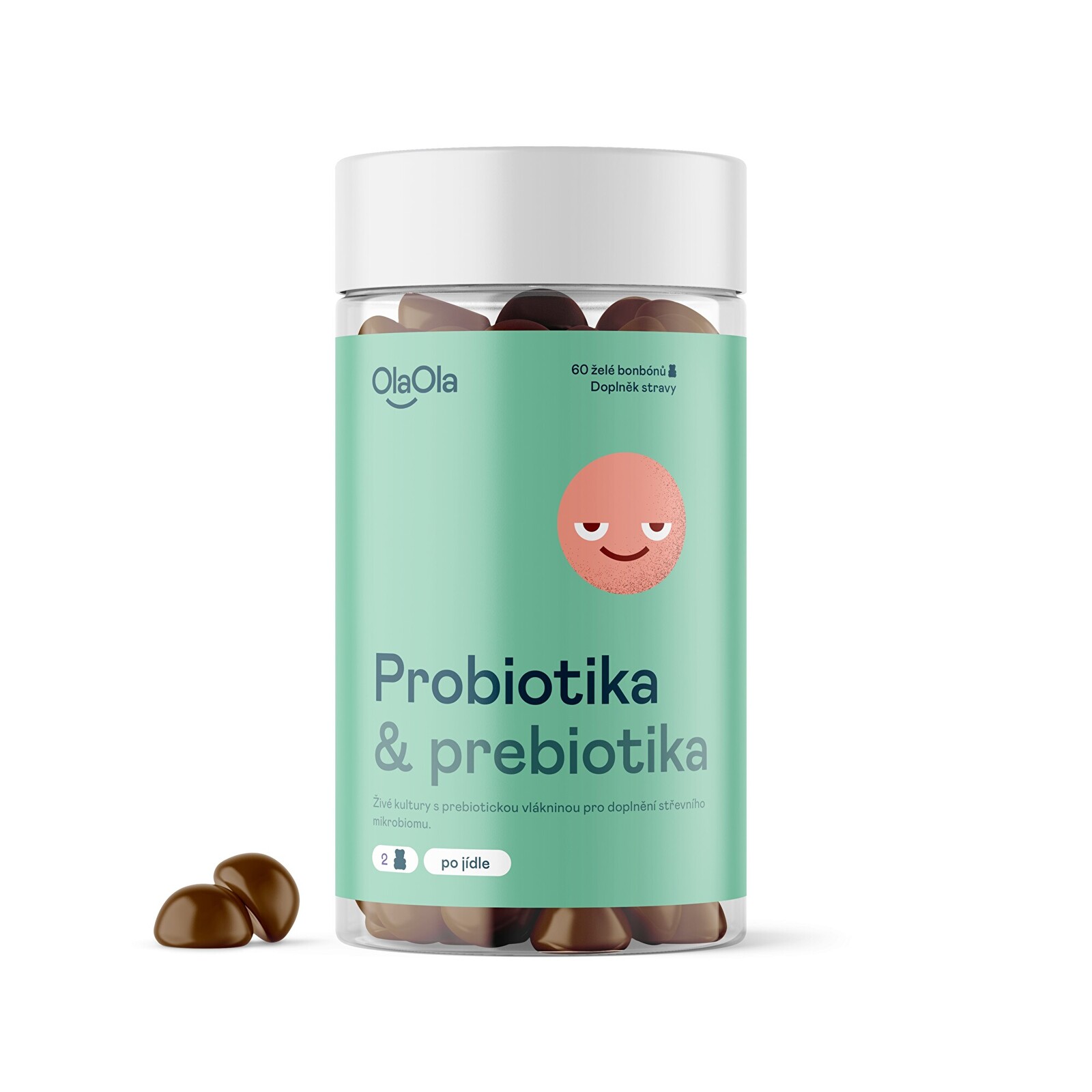 OlaOla Probiotiká s prebiotikami 60 želé cukríkov