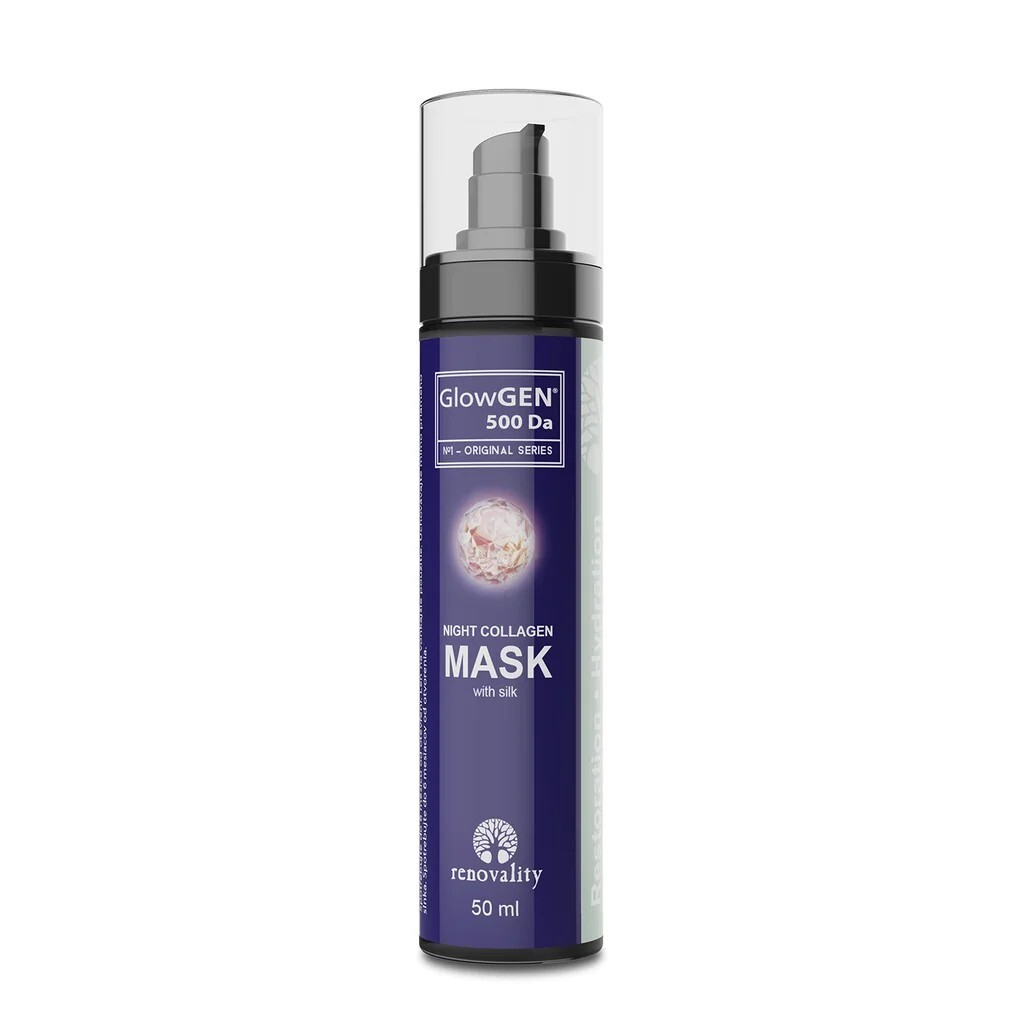 Renovality GlowGEN 500 Da Nočná kolagénová maska 50 ml