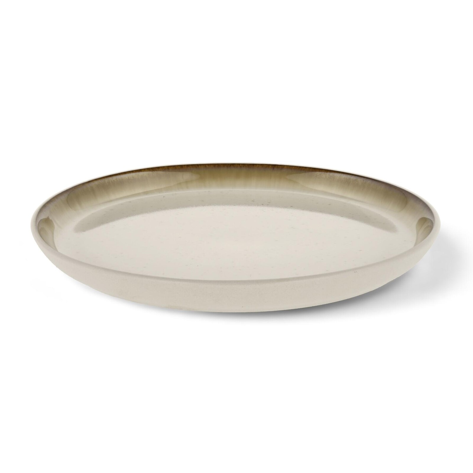 Dezertný tanier GASTRO 21 cm, biela / krémová, kamenina, Bitz