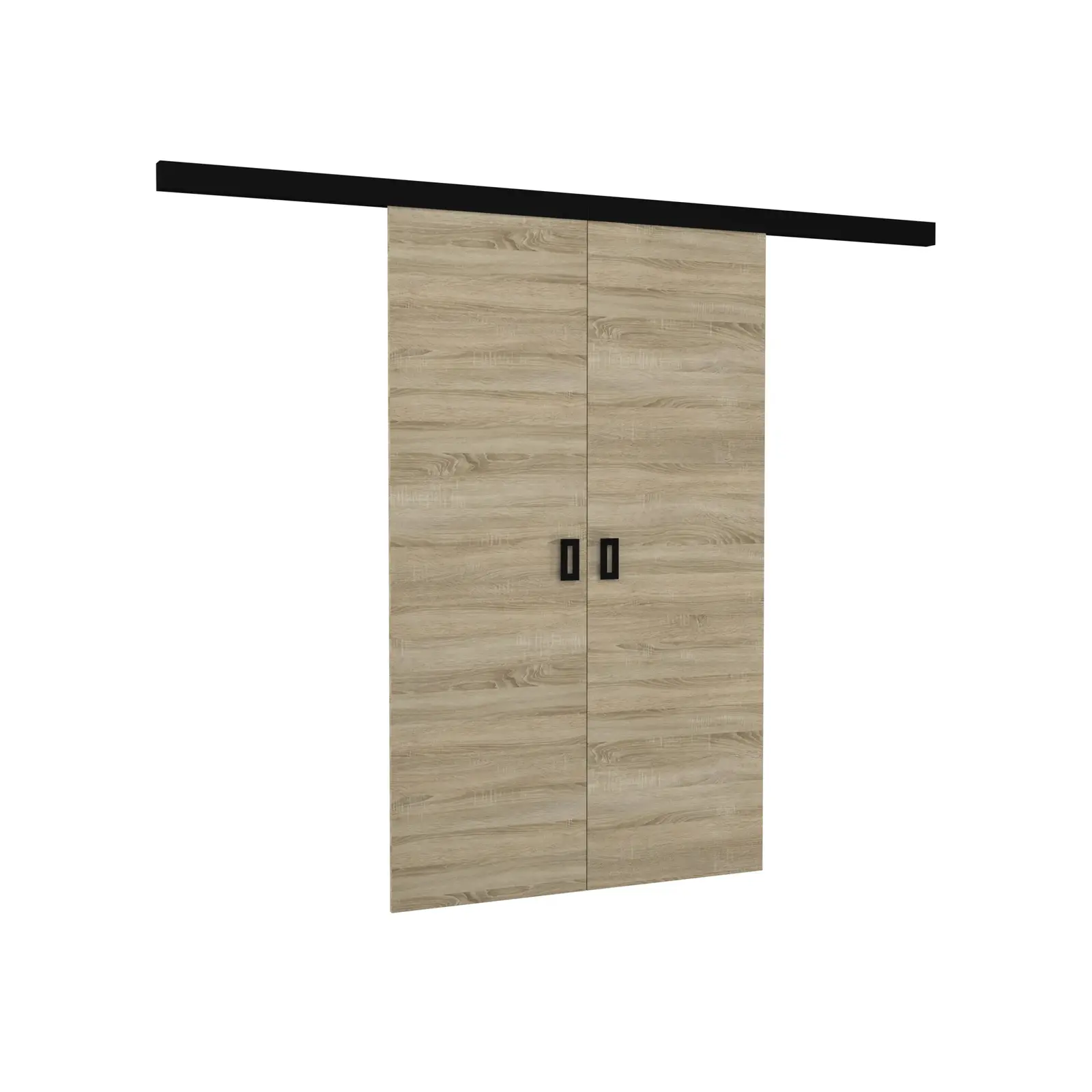 Dvoukřídlé posuvné interiérové dveře TOPPONA 152x205 cm dub sonoma