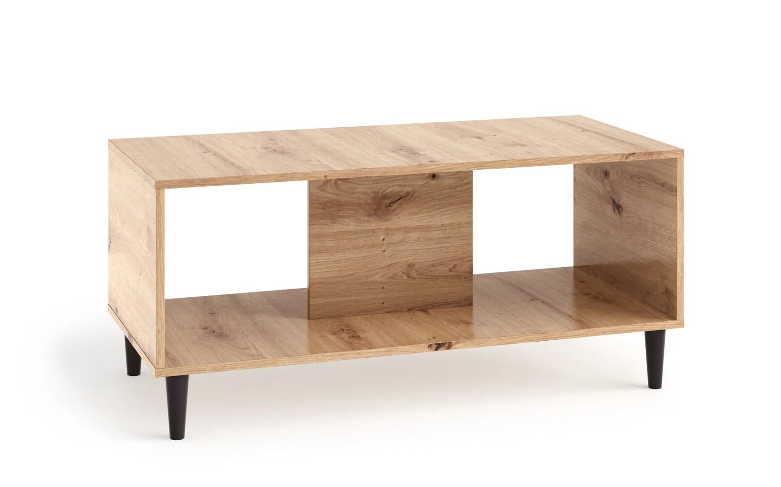 Konferenčný stolík Liva 100 cm dub Artisan/čierny