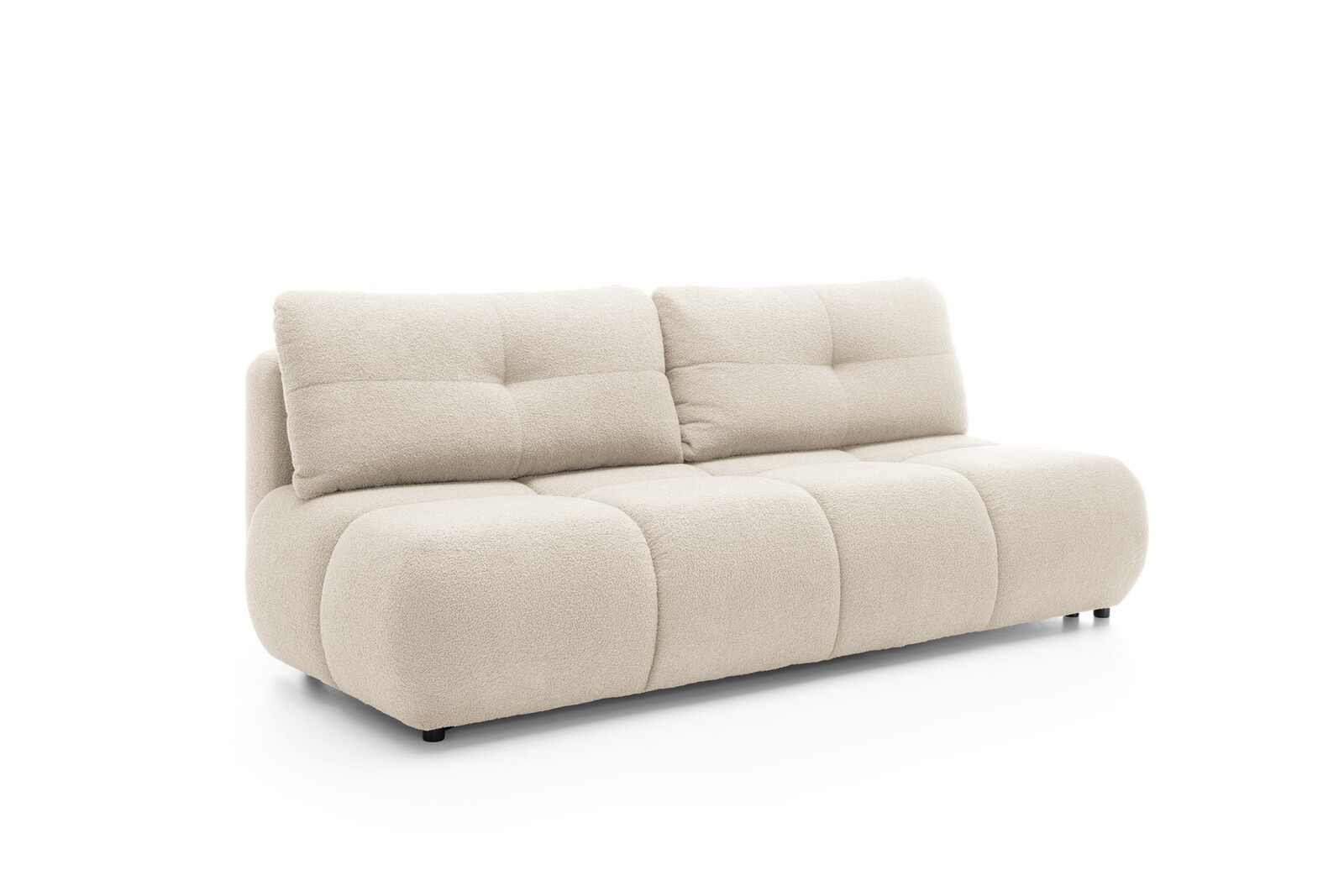 Rozkládací pohovka Milo 214 cm Now or Never 03 bouclé krémová
