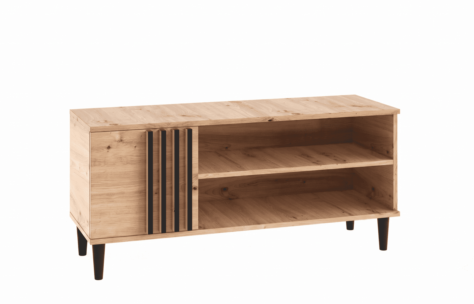 TV stolík Liva 120 cm dub Artisan/čierny