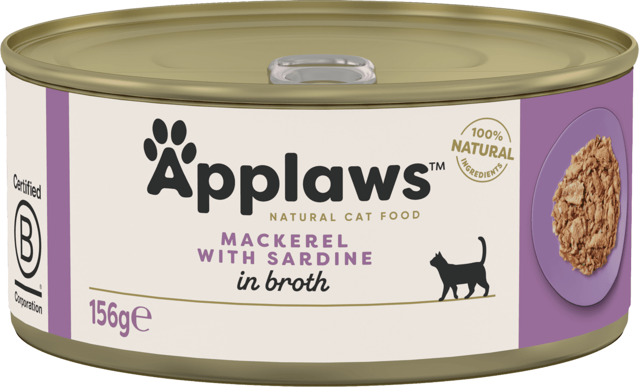 Konzerva Applaws Cat Tin Mackerel with Sardine 156 g
