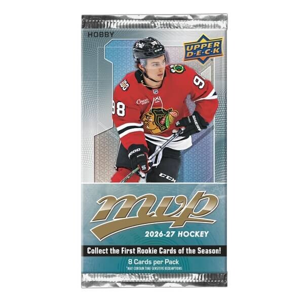 Upper Deck 2026-2027 NHL Upper Deck MVP Hobby Balíček - hokejové karty