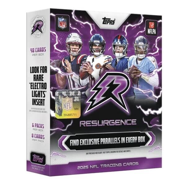 Topps 2025 Topps Resurgence Football Mega box - karty NFL
