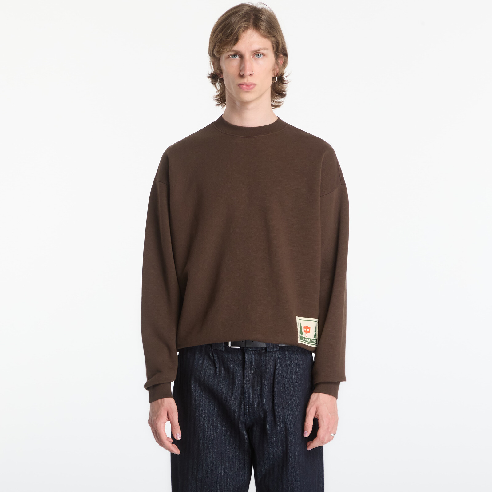Mikina Napapijri Trahus French Terry Sweatshirt Demitasse XL