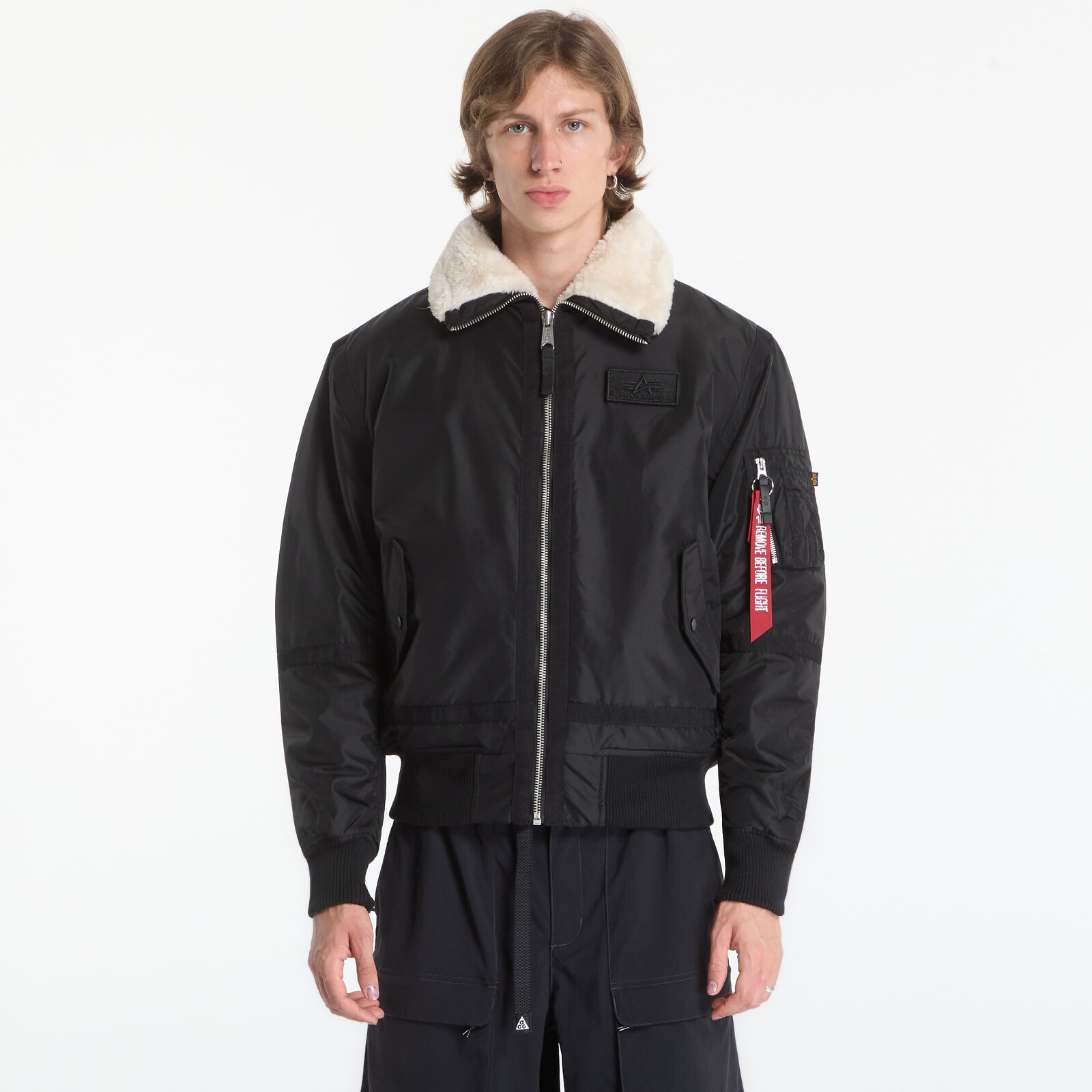 Bunda Alpha Industries B-15 III TT Two Tone Black/ Beige M