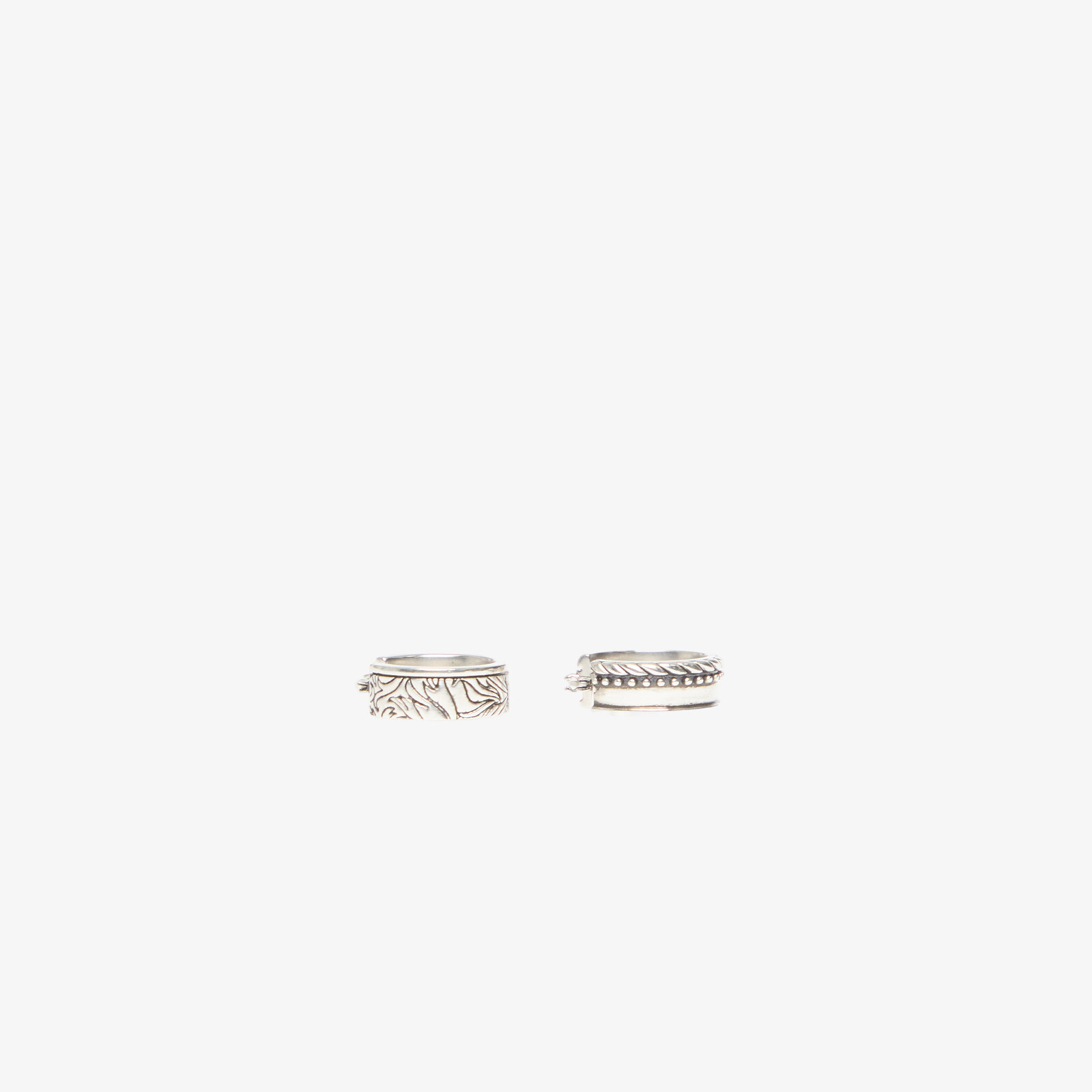 Náušnice MM6 Earrings Burnished Palladium Universal