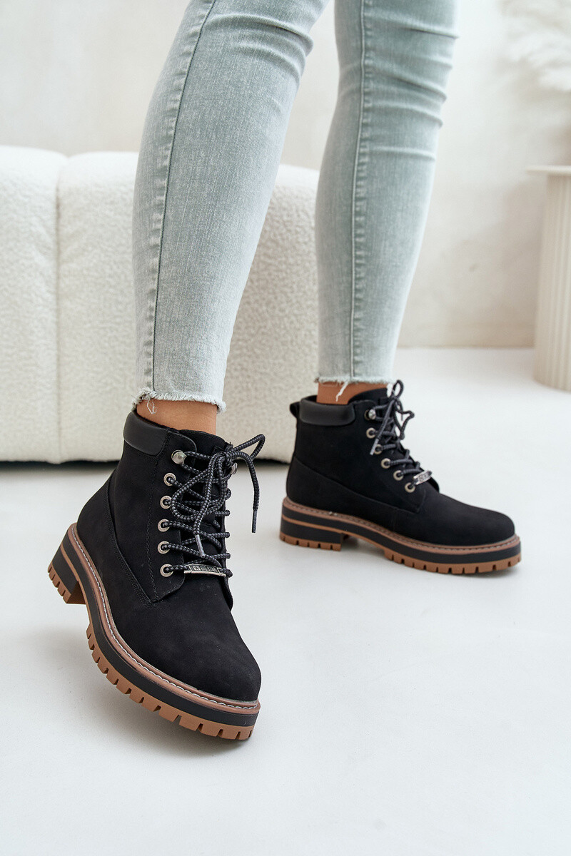 Insulated women's trappers Big Star Black