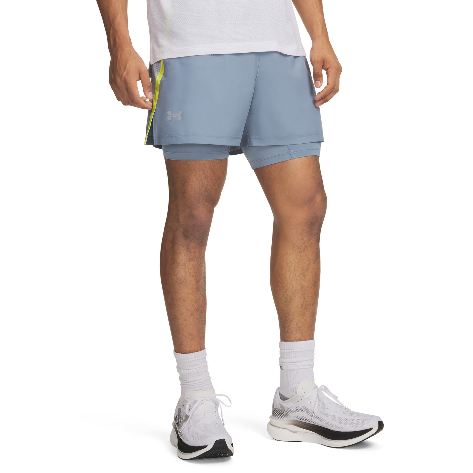 Pánske šortky Under Armour LAUNCH 5'' 2-IN-1