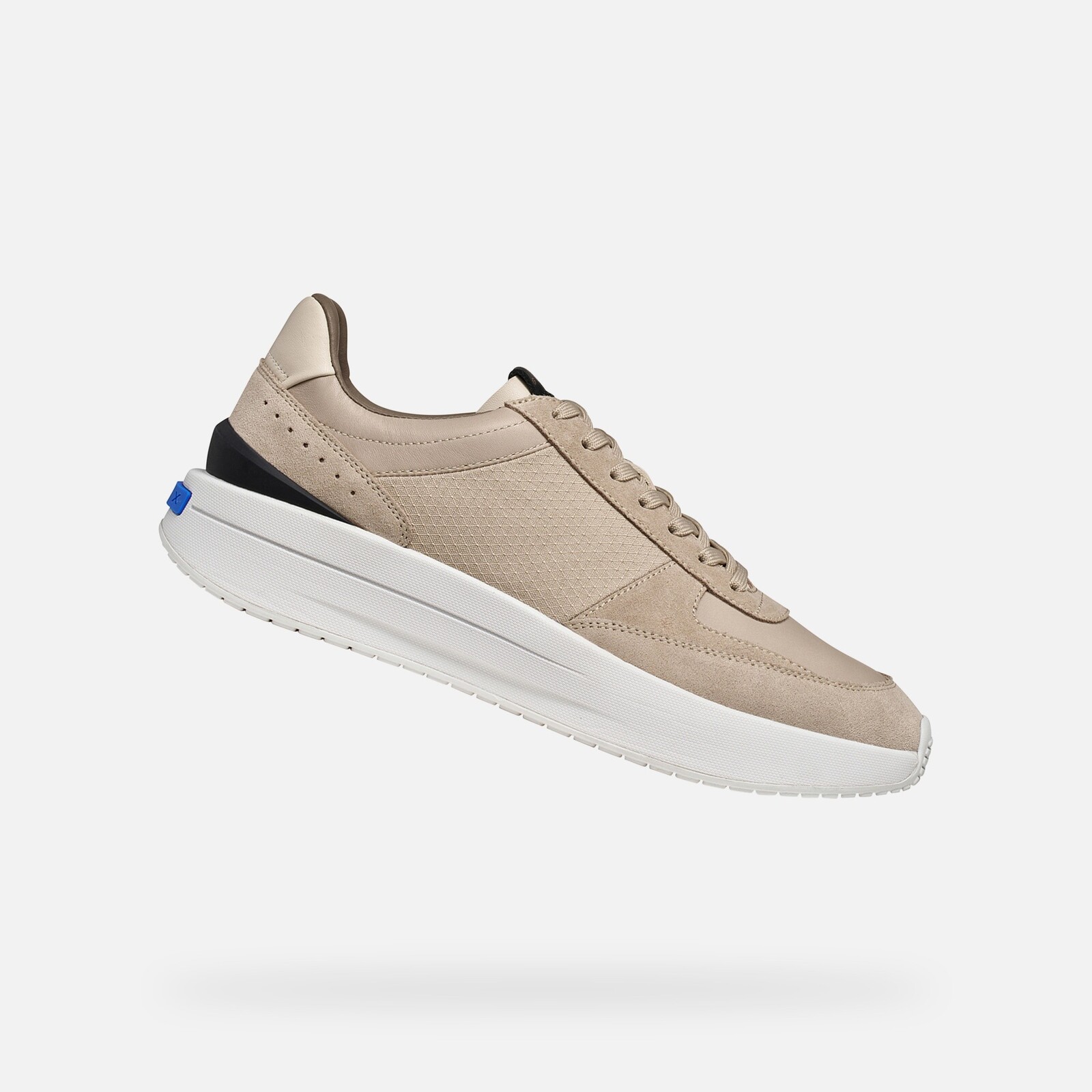 Béžové pánske tenisky Geox GXRN-01