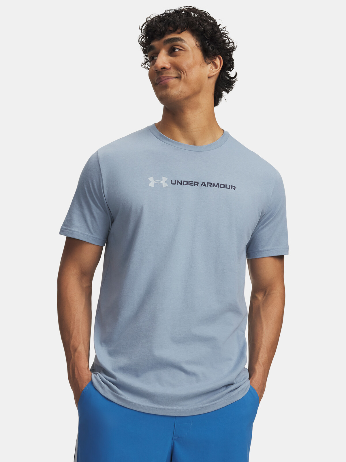 Pánske tričko Under Armour UA M LOGO WM SS