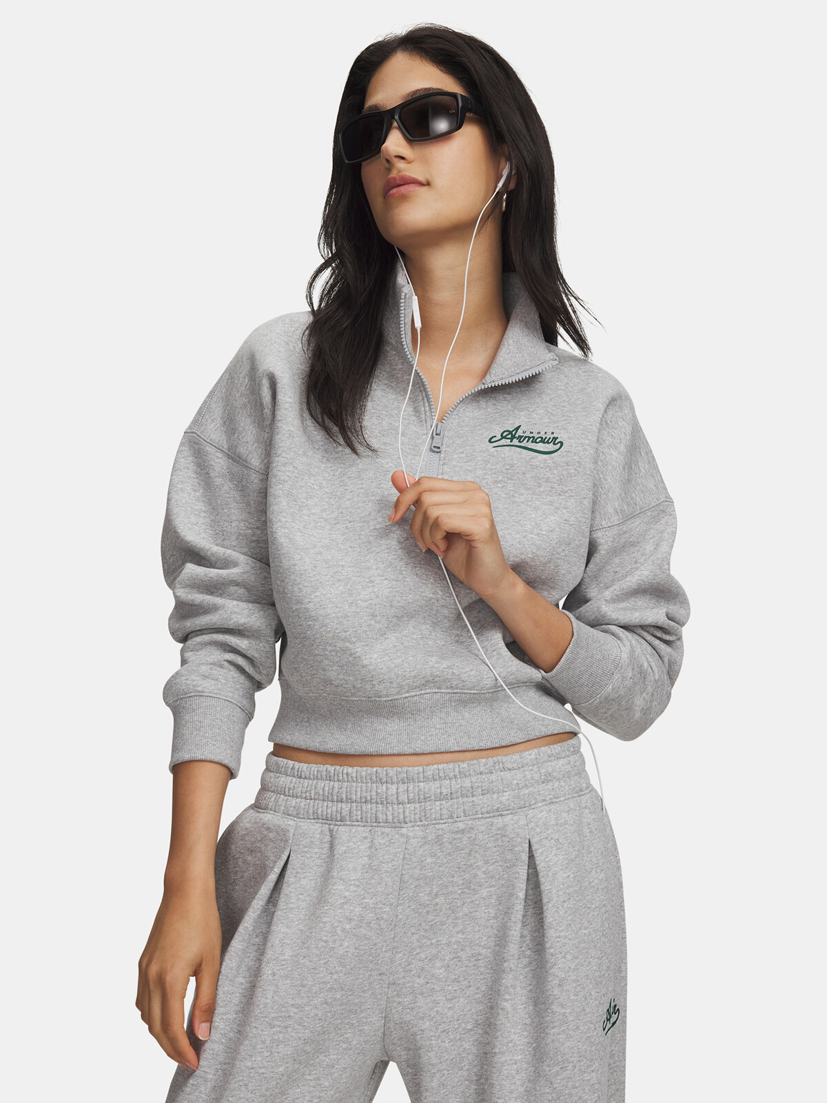 Dámska mikina Under Armour RIVAL FLEECE VARSITY HZ