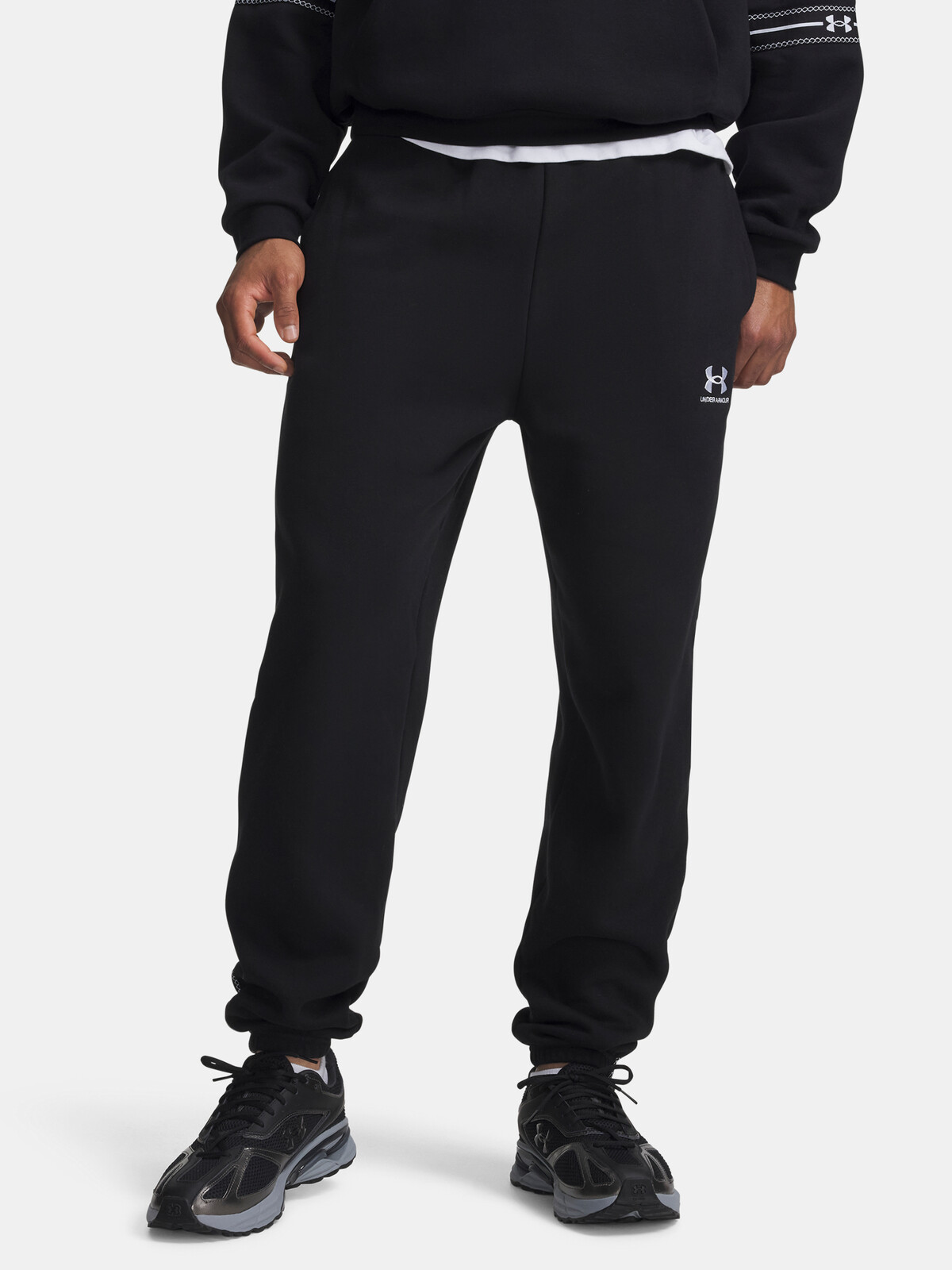 Pánske tepláky Under Armour UA Icon Flc Taped Jgr
