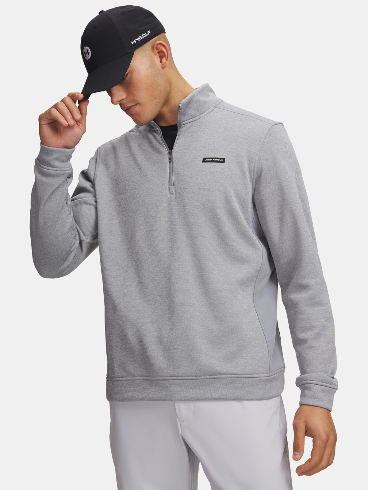 Pánska mikina Under Armour UA Sweaterfleece Hybrid HZ