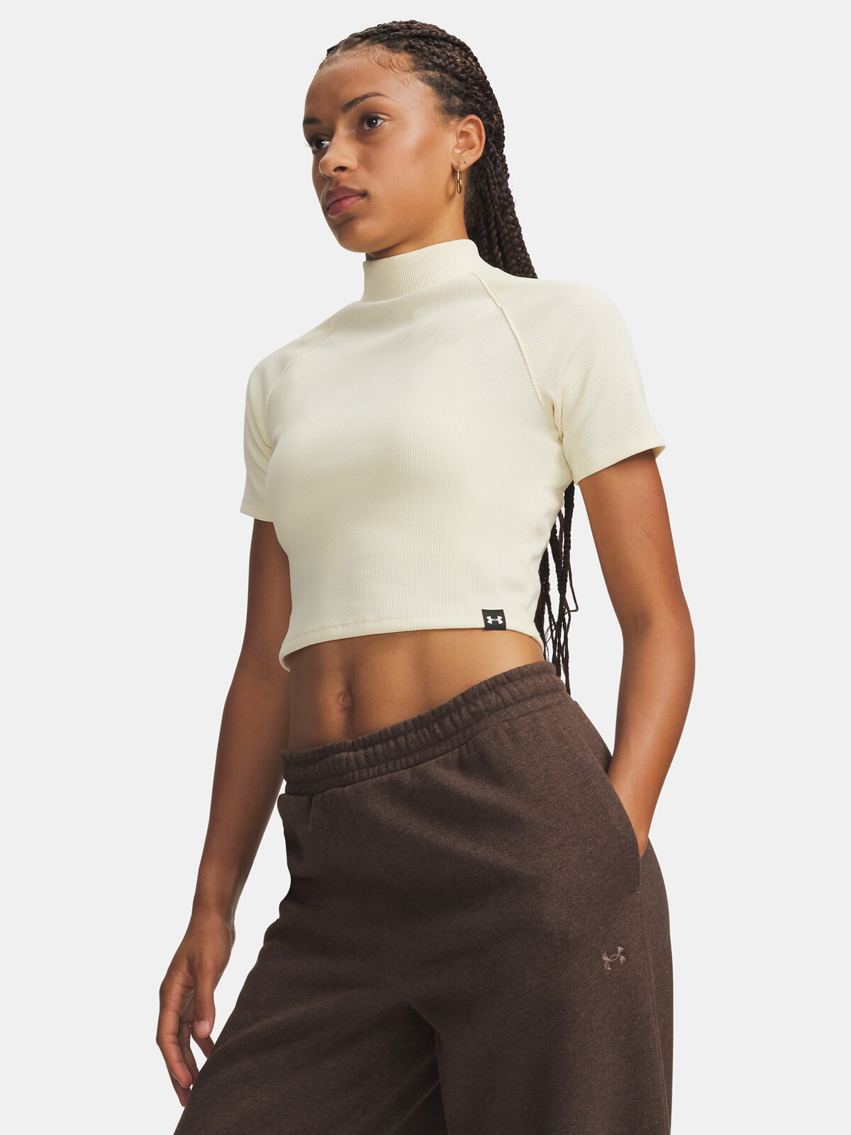 Dámske tričko Under Armour UA RIVAL RIB MOCK SS TEE
