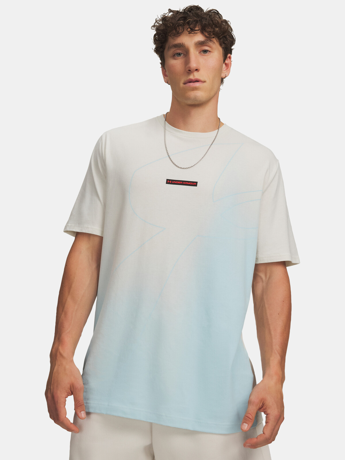 Pánske tričko Under Armour UA M 60/40S BLEND LOGO