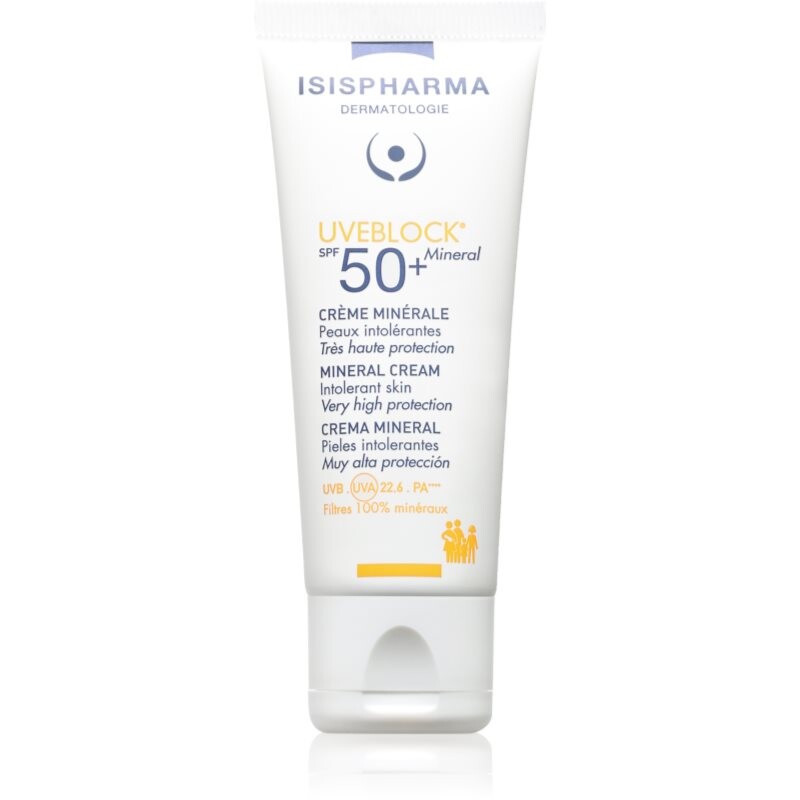 ISISPHARMA Uveblock SPF 50+ Mineral minerálny krém SPF 50+ 40 ml