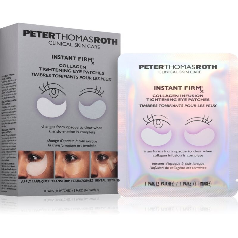 Peter Thomas Roth Instant FIRMx Collagen Infusion Tighteneing Eye Patches spevňujúce gélové vankúšiky pod oči 1 ks