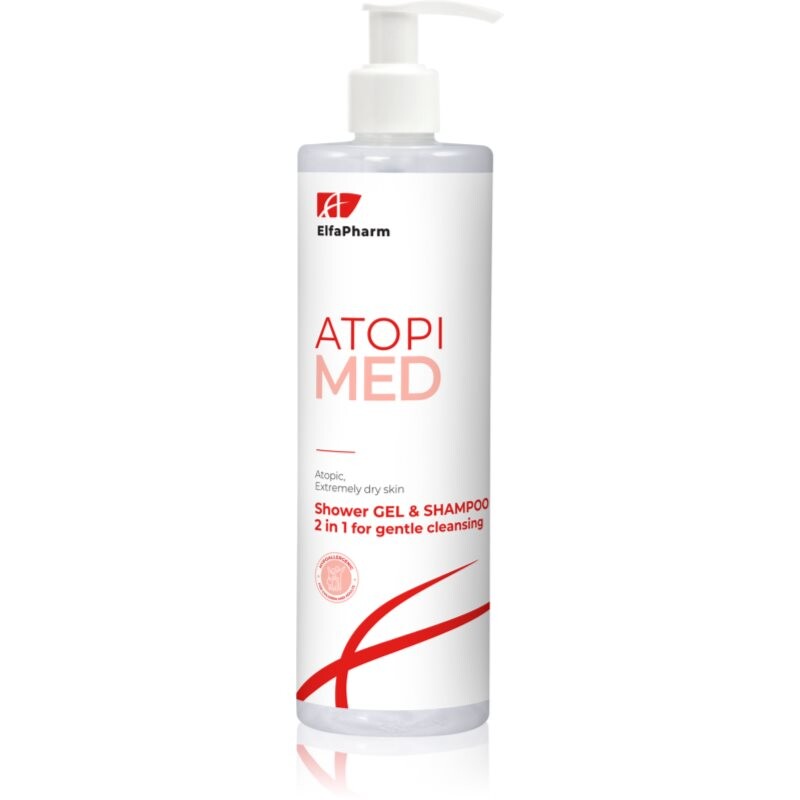 Elfa Pharm Intensive Cosmetic Atopi Med šampón a sprchový gél 2 v 1 pre suchú až atopickú pokožku 400 ml
