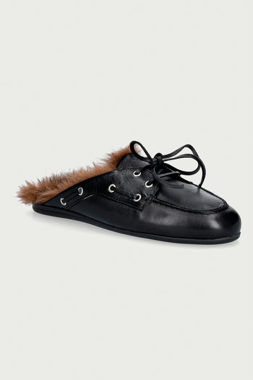 Posa papuče dámske kožené Boat Loafer Mule