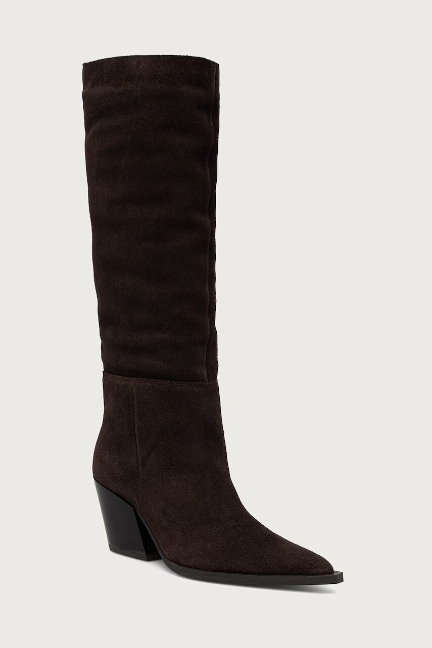 Steve Madden čižmy dámske semišové Menthe
