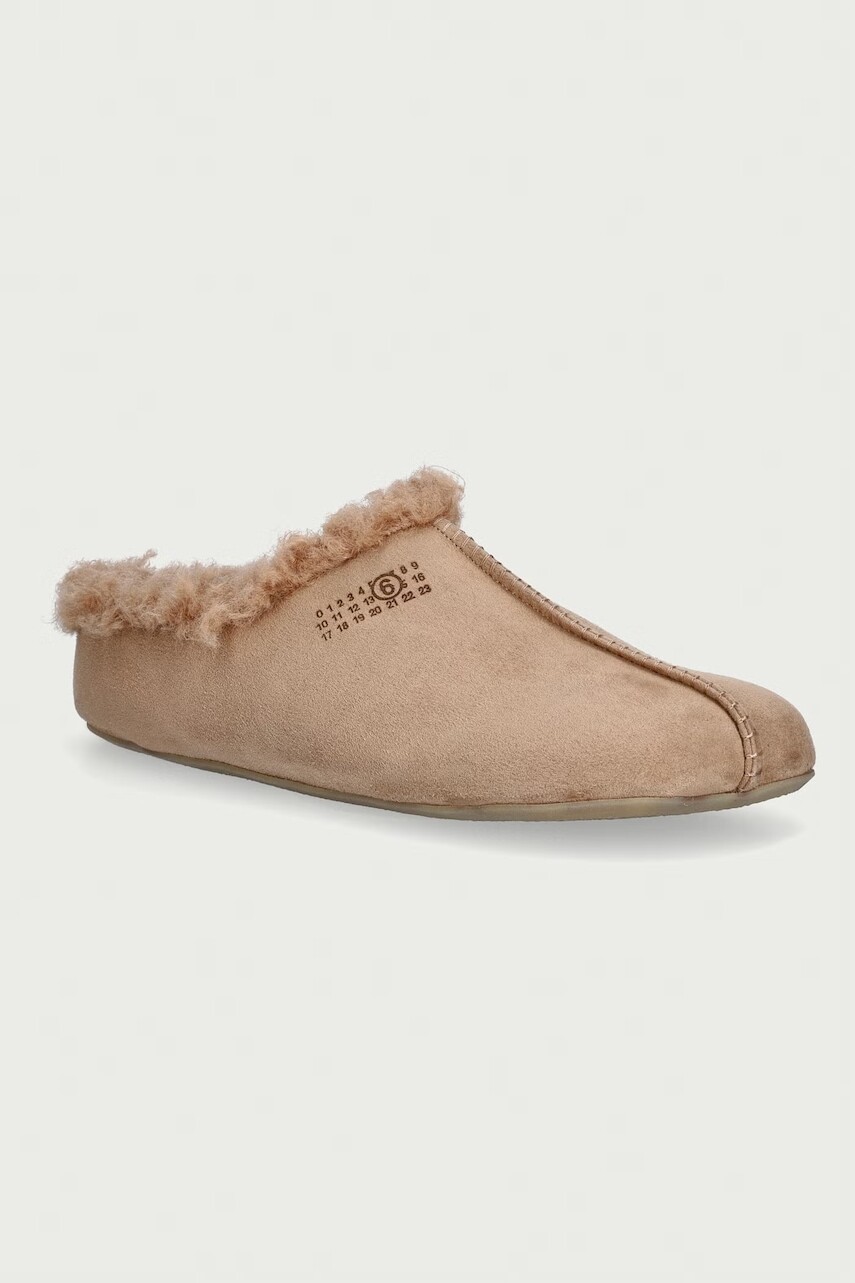 MM6 Maison Margiela papuče dámske semišové