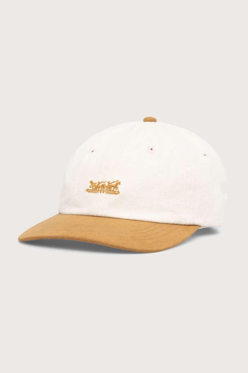 Levi's čiapka so šiltom pánska s bavlnou ROCKRIDGE DAD