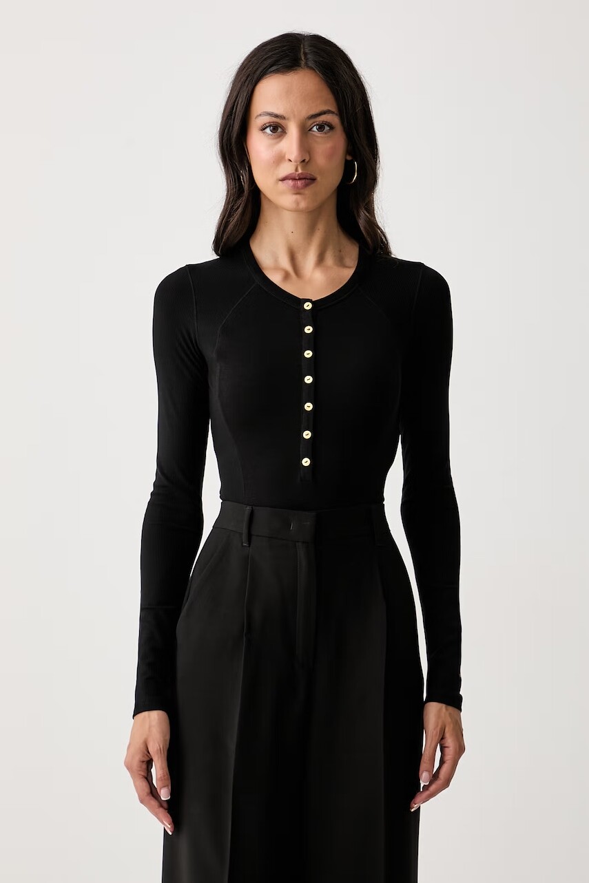 Elisabetta Franchi body dámske s prímesou vlny